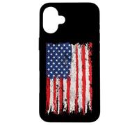 USA Flag 4th July American Red White Blue Star Stripes 4 Day Case for iPhone 16 Plus