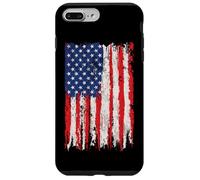 USA Flag 4th July American Red White Blue Star Stripes 4 Day Case for iPhone 7 Plus/8 Plus