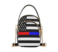 Usa Flag American Honoring Firefighter trendy cross body bag for men with multi pockets hand bag essentials for women