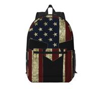 USA Flag American Spartan Laptop Backpack Womens, Large Rucksack Bag | Laptop Bag School Bags Big Business Work Computer Rucksack College School Bag Gifts
