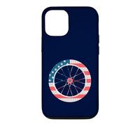 USA Flag Bicycle Wheel Independence Day 4th July US Cyclist Case for iPhone 12/12 Pro