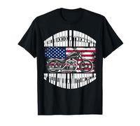 USA Flag Biker Shirt | Motorcycle Rider Freedom Graphic Tee T-Shirt