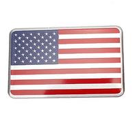 USA Flag Car Emblem Badge, American Flag Auto Decal Bumper Sticker for Vehicle Motorcycle Truck