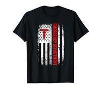USA Flag Emergency Department Emergency Room Nursing Value Graphic T-Shirt