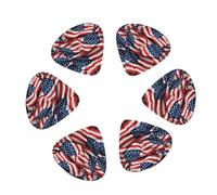 Usa Flag Guitar Pick 12 picks Fashion Personalized Bass Pick Durable Electric Guitar Plectrums Instrument Accessories for Ukulele Electric Guitar Bass