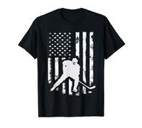 USA Flag Hockey Team Cool Player Equipment Apparel Men Women T-Shirt