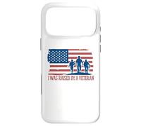 USA Flag I was Raised by a Veteran - Memorial Veterans Day Case for iPhone 17 Pro Max