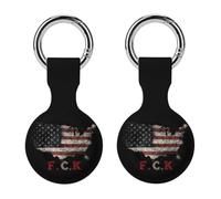 USA Flag Map FCK Protective Case Compatible with AirTag