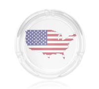 USA Flag Map Outdoor terrace ashtray,cigar ashtray,outdoor ashtray and weed ashtray are both fashionable and practical