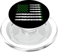 USA Flag Marijuana Leaf - 420 THC POT Weed Medical Marijuana PopSockets PopGrip for MagSafe