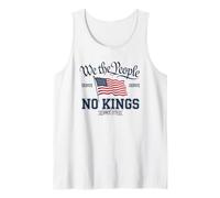 USA Flag No Kings in America The People Patriotic Political Tank Top