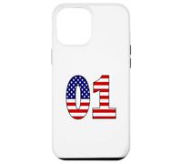 USA Flag Number 01 Patriotic Birthday - Born in 2001 Gift Case for iPhone 12 Pro Max
