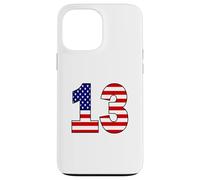 USA Flag Number 13 Patriotic Birthday - Born in 2013 Gift Case for iPhone 13 Pro Max