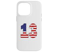 USA Flag Number 13 Patriotic Birthday - Born in 2013 Gift Case for iPhone 14 Pro Max