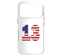 USA Flag Number 13 Patriotic Birthday - Born in 2013 Gift Case for iPhone 17 Pro