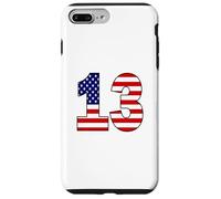USA Flag Number 13 Patriotic Birthday - Born in 2013 Gift Case for iPhone 7 Plus/8 Plus