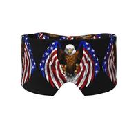 USA Flag Patriotic Eagle Printed Sleep Eye and Ear Masks (26.8Ã-4.3 inches) Suitable for Travel, Yoga, Deep Rest Indoor and Outdoor
