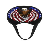 USA Flag Patriotic Eagle Ultimate Eye Mask for Sleeping, Soft and Comfortable Eye Mask, Relaxing Zero Pressure Night Blindfold.