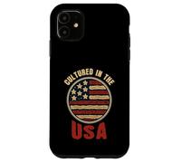 USA Flag Petri Dish Patriotic Medical Technologist Case for iPhone 11