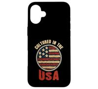 USA Flag Petri Dish Patriotic Medical Technologist Case for iPhone 16 Plus