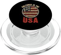 USA Flag Petri Dish Patriotic Medical Technologist PopSockets PopGrip for MagSafe
