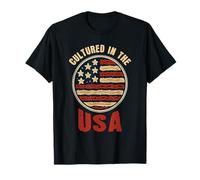 USA Flag Petri Dish Patriotic Medical Technologist T-Shirt