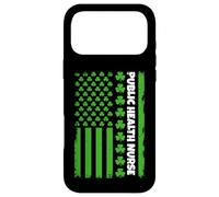 USA Flag Public Health Nurse St Patricks Day Case for iPhone 17 Pro Max