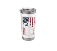 USA Flag Salute Memorial Day Stainless Steel Insulated Tumbler