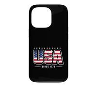 USA Flag Since 1776 Patriotic Vintage American Pride Case for iPhone 13 Pro