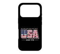 USA Flag Since 1776 Patriotic Vintage American Pride Case for iPhone 17 Pro