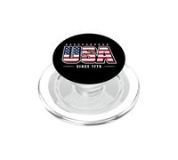 USA Flag Since 1776 Patriotic Vintage American Pride PopSockets PopGrip for MagSafe