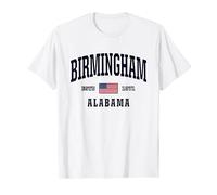 USA FLAG Stars & Stripes Birmingham Alabama T-Shirt