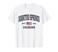 USA FLAG Stars & Stripes Manitou Springs Colorado T-Shirt