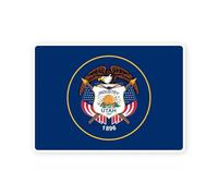 USA Flag Sticker United States UTAH 2011 Old American State Sticker (Size S: 10 cm x 7 cm)