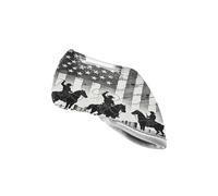 USA Flag Team Roping Design Rodeo Western Horse Country Golf Head Covers Premium Golf Iron Headcovers for Most Blade Putters