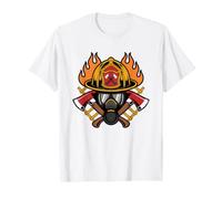 USA Flag Thin Red Line Fire Academy Graduation Firefighter T-Shirt