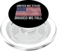 USA FLAG UNITED WE STAND DIVIDED WE FALL AMERICAN PATRIOT PopSockets PopGrip for MagSafe
