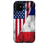 USA & France Flags - United States of America, French Case for iPhone 11
