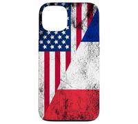 USA & France Flags - United States of America, French Case for iPhone 13