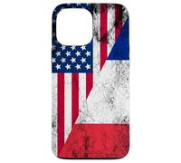 USA & France Flags - United States of America, French Case for iPhone 13 Pro Max
