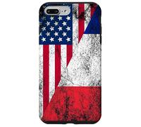 USA & France Flags - United States of America, French Case for iPhone 7 Plus/8 Plus