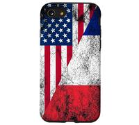 USA & France Flags - United States of America, French Case for iPhone SE (2020) / 7 / 8