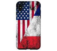 USA & France Flags - United States of America, French Case for iPhone XS Max