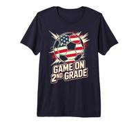 USA Game ON 2ND Grade Ready Crush Soccer Let's Go Teacher Premium T-Shirt