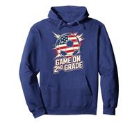USA GAME ON 2ND GRADE Ready Crush Soccer Let's Go Teacher Pullover Hoodie