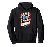 USA GAME ON 4TH GRADE Soccer Hello First Day Teacher America Pullover Hoodie