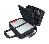 USA Gear Electronics Travel Organizer Tech Bag Case Custom Accessory Storage Compartments, Shoulder Strap & Padded Interior - Compatible with Tablets, Portable Projectors & More Electronics