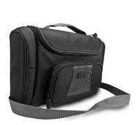 USA Gear Mini Portable Projector Bag, Small 4K Projector Travel Case Compatible with Aurzen Eazze D1, VOPLLS 25000L, XuanPad, ViewSonic M1+, LG PF1500W, DBPOWER, Vankyo Leisure 3, GooDee, (Black)