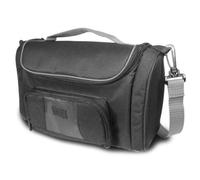 USA Gear Mini Portable Projector Bag, Small 4K Projector Travel Case Compatible with Aurzen Eazze D1, VOPLLS 25000L, XuanPad, ViewSonic M1+, LG PF1500W, DBPOWER, Vankyo Leisure 3, GooDee, (Black)