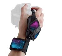 USA Gear Professional Camera Wrist Strap with Galaxy Padded Neoprene Design and Metal Plate - Compatible with Canon, Fujifilm, Nikon, Sony and more DSLR, Mirrorless, Point and Shoot Cameras - Galaxy